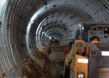 Innovadora tecnología en el túnel subterráneo que conecta tres barrios de la Ciudad