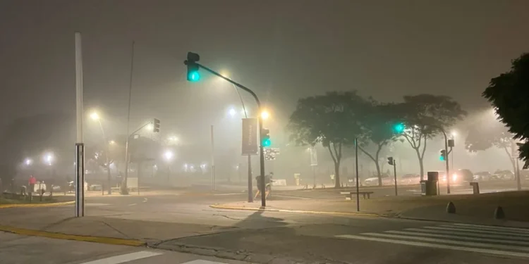 Se emite alerta por niebla y tormentas para este lunes 25 de mayo