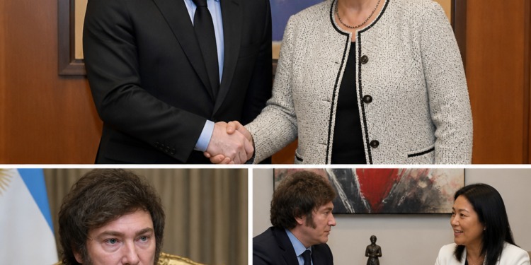 Javier Milei se reunirá con Kristalina Georgieva y asistirá a la toma de posesión de Keiko Fujimori