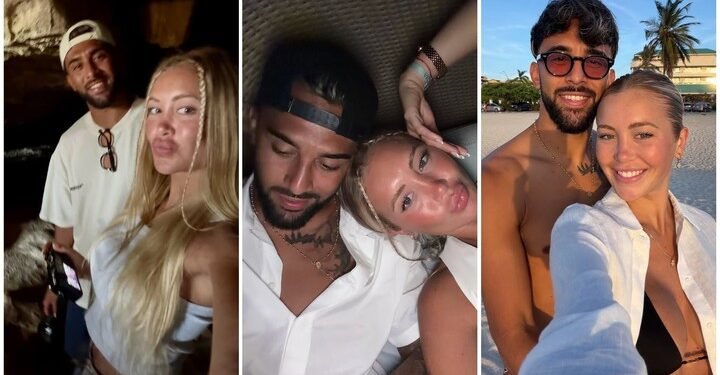 Nico González y Ludmila Isabella disfrutan de unas vacaciones en Aruba tras el Mundial