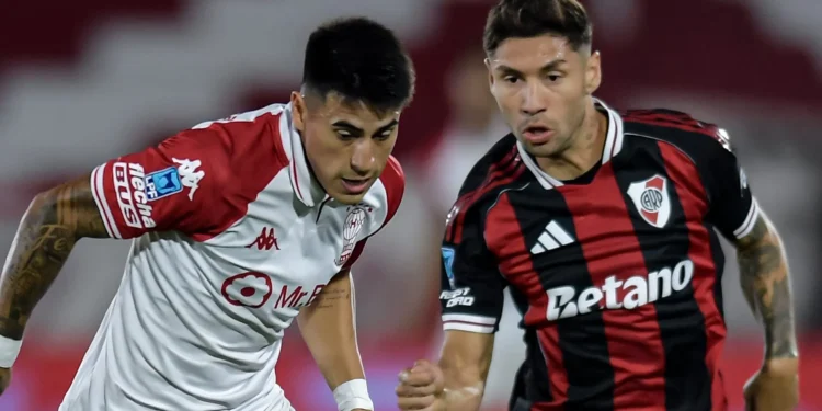 “No me la container”: Huracán se burla de River tras la victoria en el Monumental con gol de Blondel