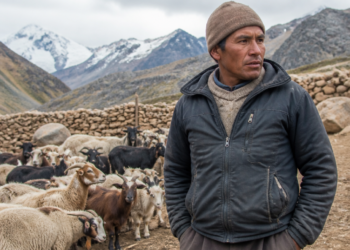 Alfonso, criador en las alturas: de peón a ganadero con más de 200 animales